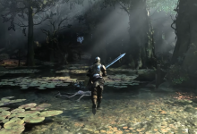 Dark Souls 3 DS3LE path tracing tại Crucifixion Woods