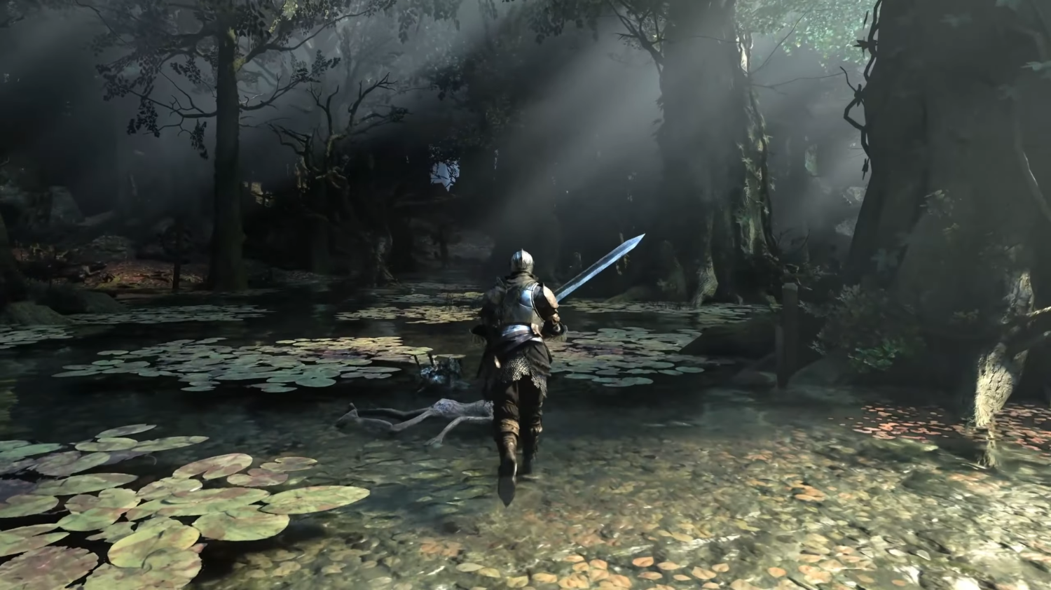Dark Souls 3 DS3LE path tracing tại Crucifixion Woods