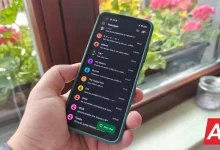 Ứng dụng Google Messages hiển thị danh sách tin nhắn trên điện thoại