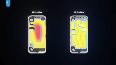 Buồng hơi tản nhiệt iPhone 18 Pro Max so với iPhone 17 Pro Max