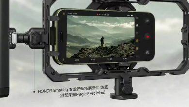 Ảnh chính diện mặt sau Honor Magic9 với cụm camera ba ống kính