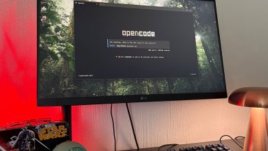OpenCode chạy trên terminal máy tính để bàn
