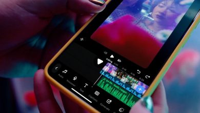 Giao diện timeline đa lớp Adobe Premiere Android trên điện thoại