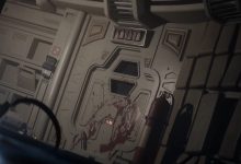 Khung cảnh nội thất trạm nghiên cứu vấy máu trong Alien: Isolation 2