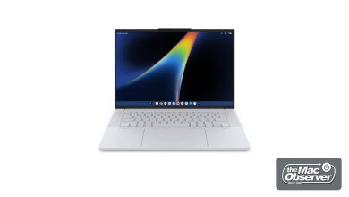 Mặt trước laptop Lenovo Googlebook 15 với viền màn hình mỏng