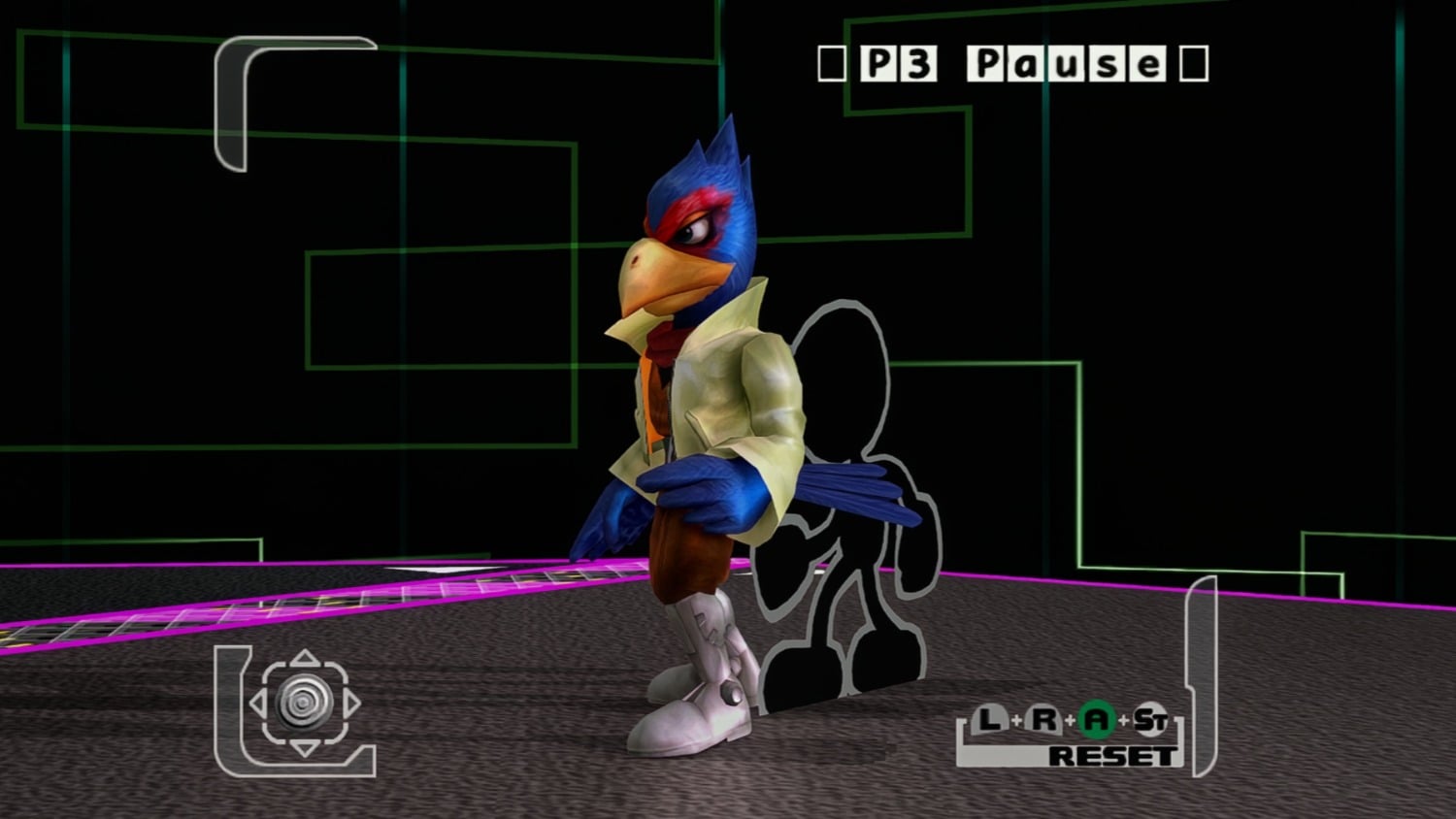 Khung hình gameplay Super Smash Bros. Melee trong thử nghiệm DLSS 5 Neural Rendering