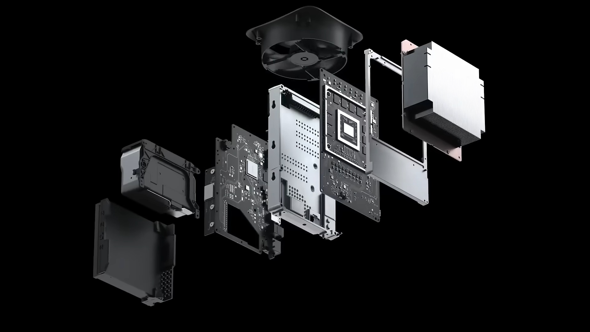 Cấu trúc linh kiện bên trong máy chơi game Xbox Series X