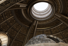 Khung cảnh mái vòm Zorah được dựng bằng path tracing với RTX Mega Geometry 2.0
