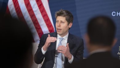 CEO Sam Altman của OpenAI phát biểu tại sự kiện