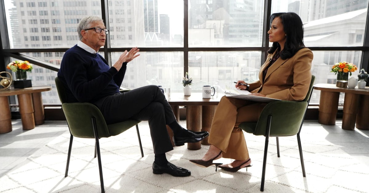 Bill Gates đối thoại về an toàn và kiểm soát AI trong chương trình Meet the Press
