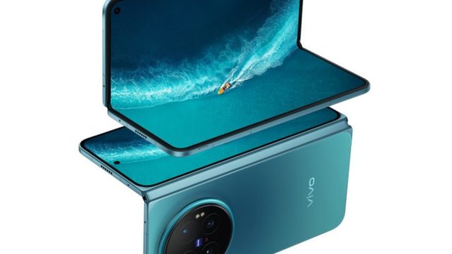 Mặt lưng điện thoại gập vivo X Fold6 và cụm camera sau