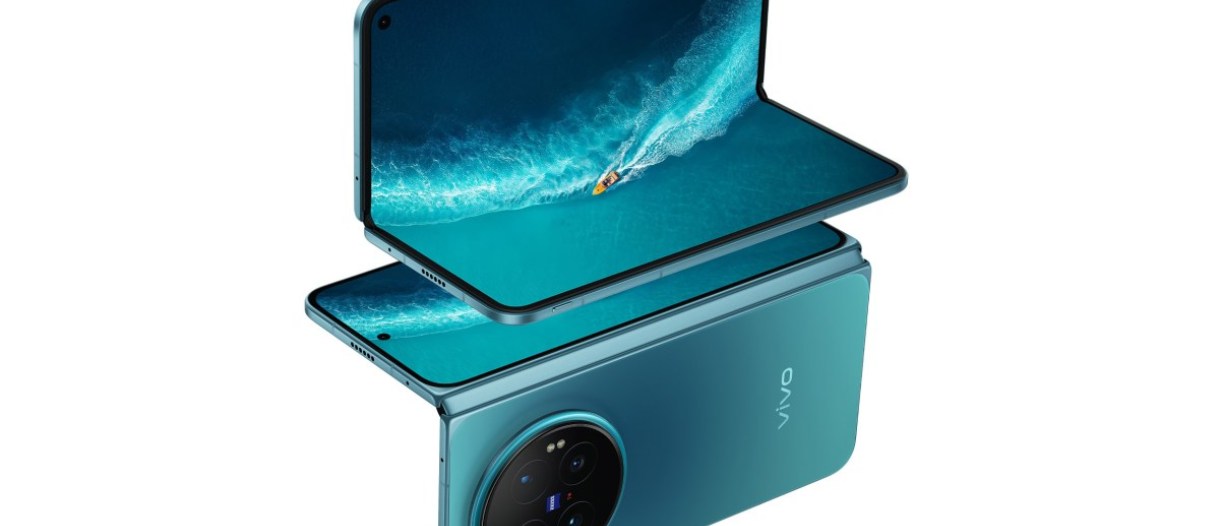 Mặt lưng điện thoại gập vivo X Fold6 và cụm camera sau