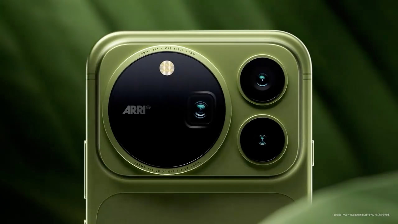 Cận cảnh cụm camera và logo ARRI trên Honor Magic 9 Pro Max