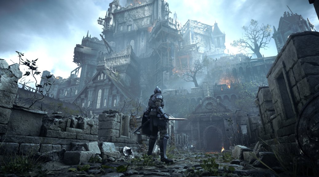 Nhân vật trong Demon’s Souls Remake tiến về lối ra hang đá