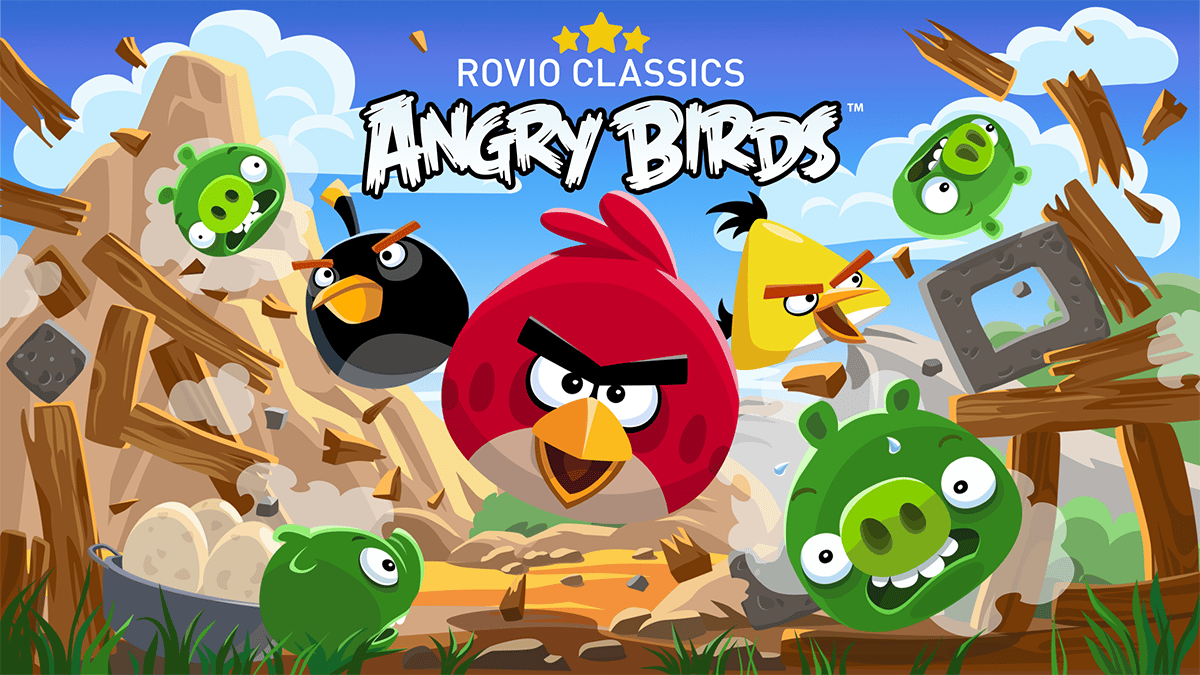 Poster chính thức tựa game Rovio Classics Angry Birds
