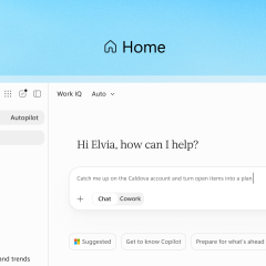 Giao diện Home của Microsoft Copilot