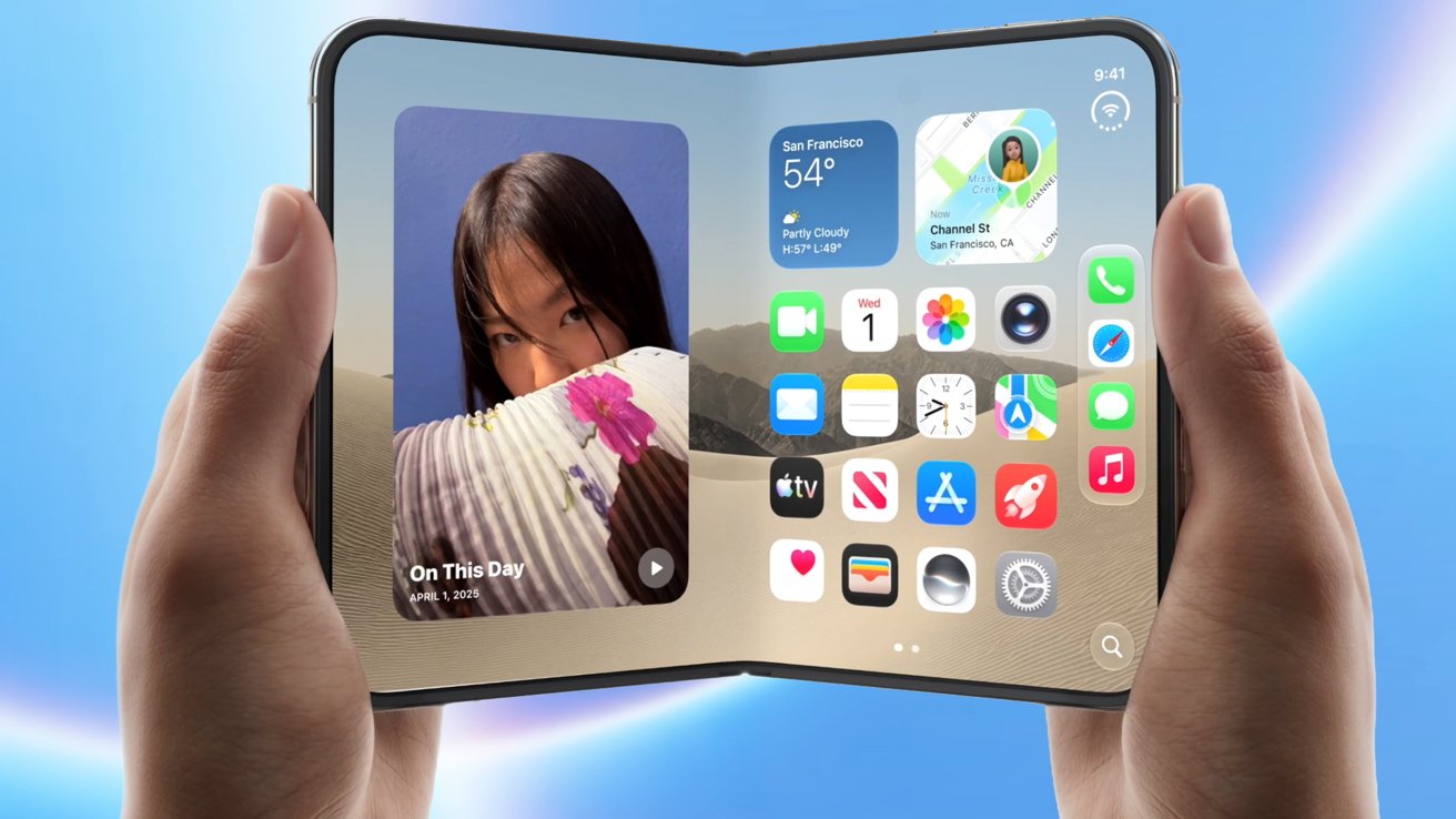 Mặt lưng iPhone Duo và vị trí vòng nam châm MagSafe