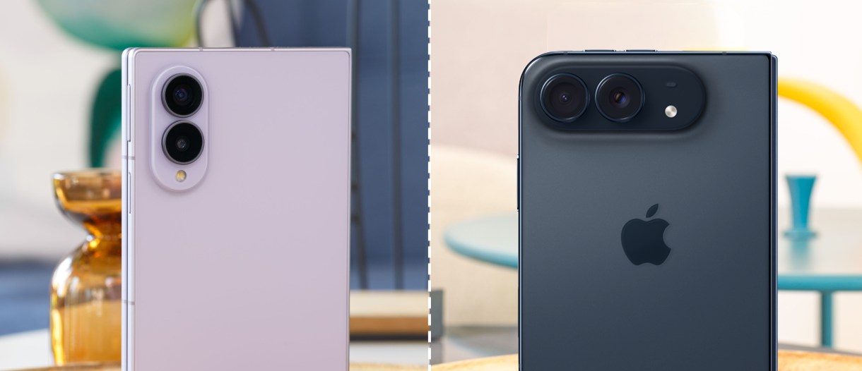 iPhone và điện thoại Android đặt cạnh nhau so sánh phần cứng