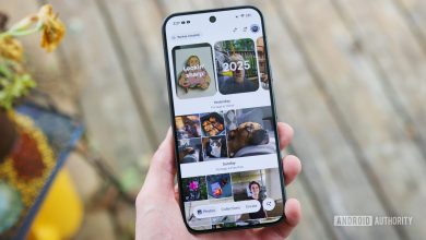 Giao diện Google Photos trên màn hình smartphone