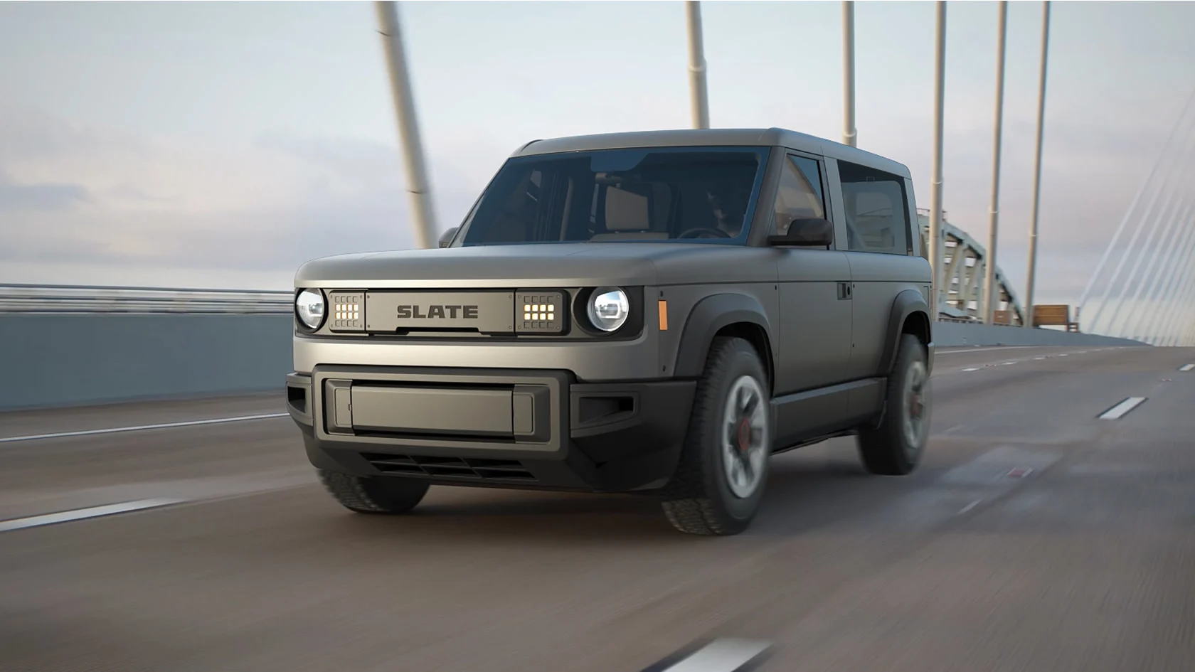 Slate Blank Slate, xe bán tải điện
