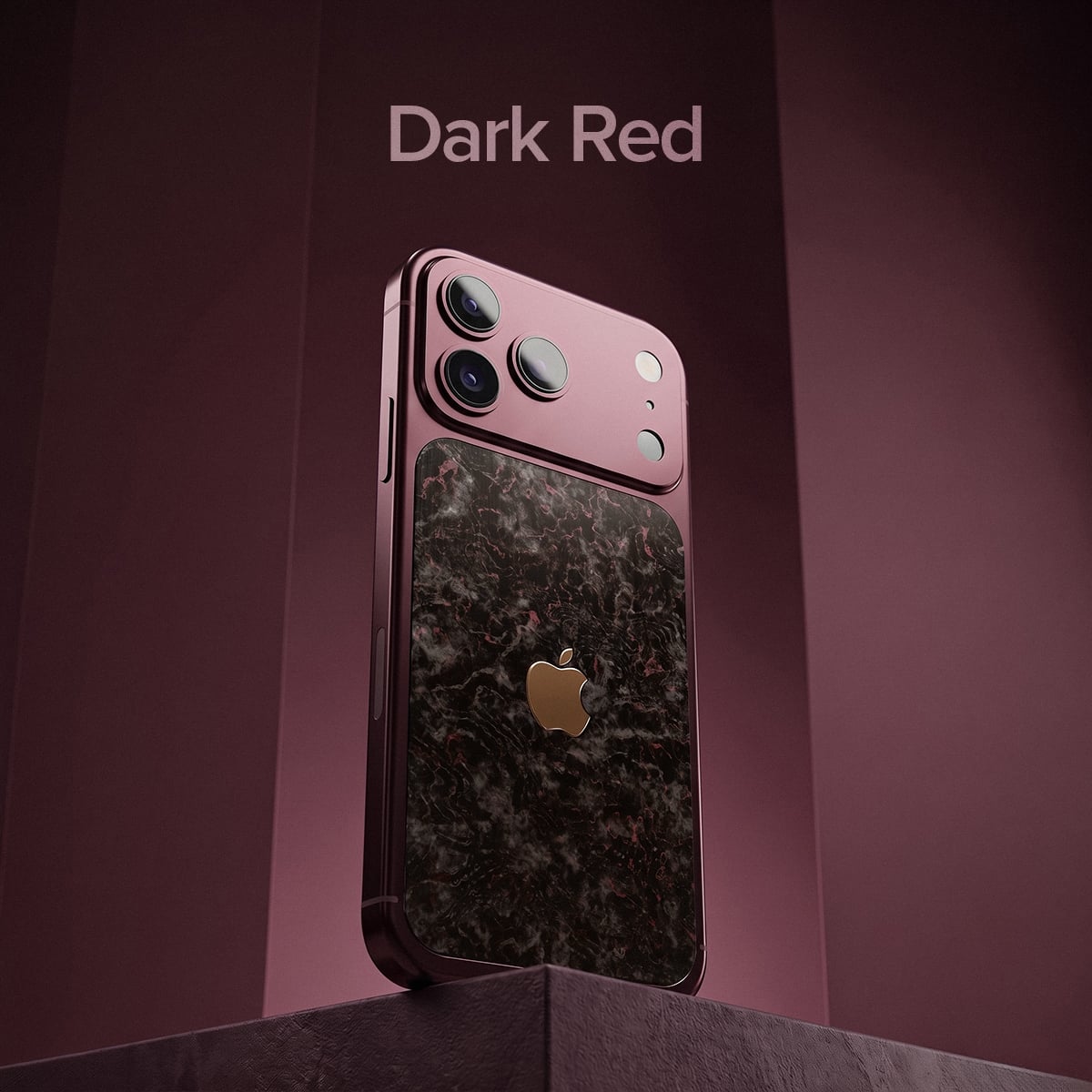 Cận cảnh mặt lưng Caviar iPhone 18 Pro