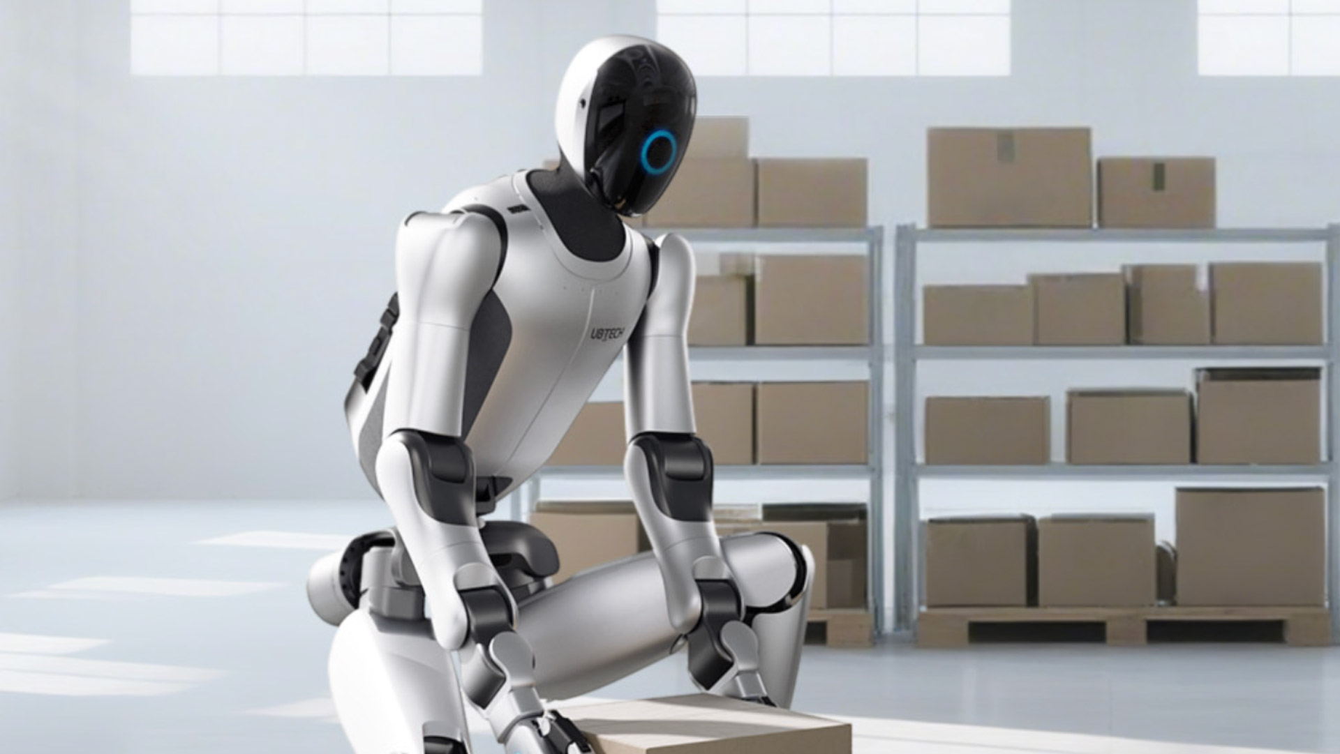 Khu vực lắp ráp robot hình người tại nhà máy UBTech