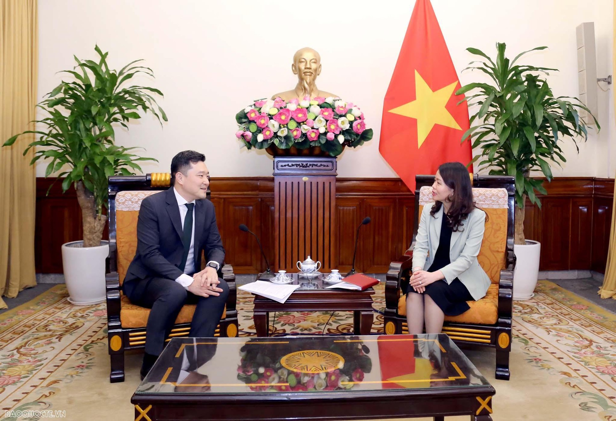 Juhern Kim tại hoạt động kết nối đổi mới sáng tạo xanh ở Việt Nam