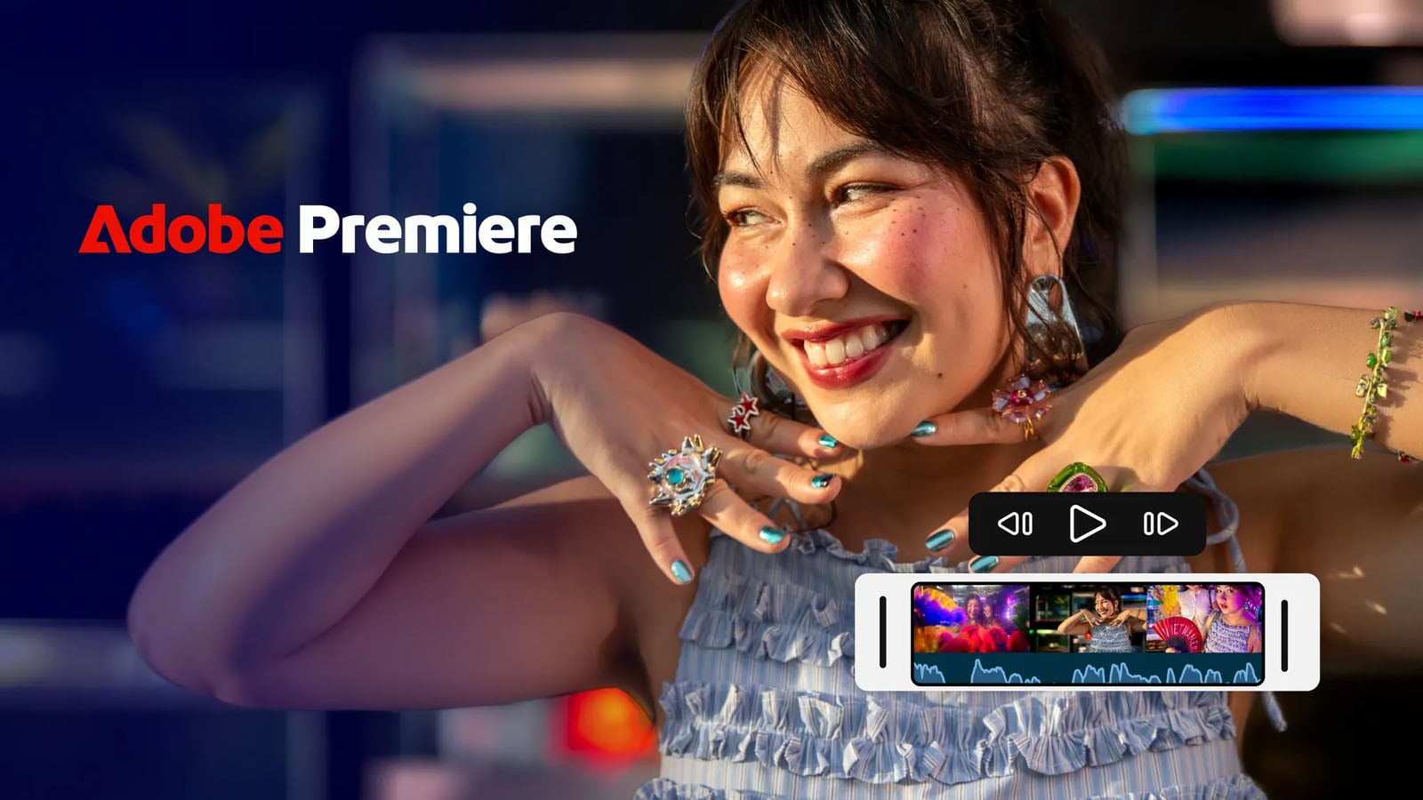Các rãnh video và âm thanh trong Adobe Premiere Android