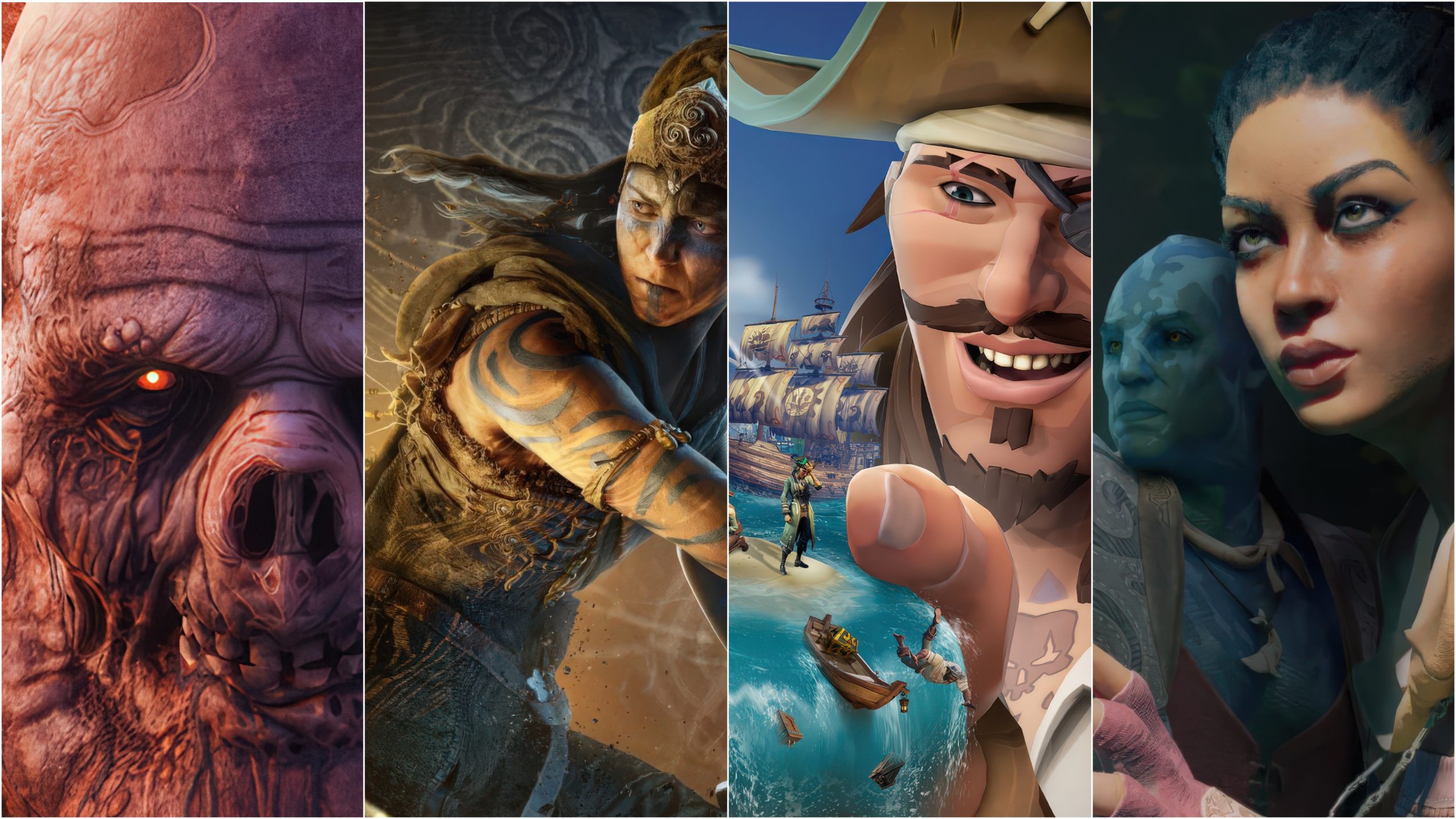Biểu trưng các studio Undead Labs Ninja Theory Rare và Obsidian thuộc Xbox