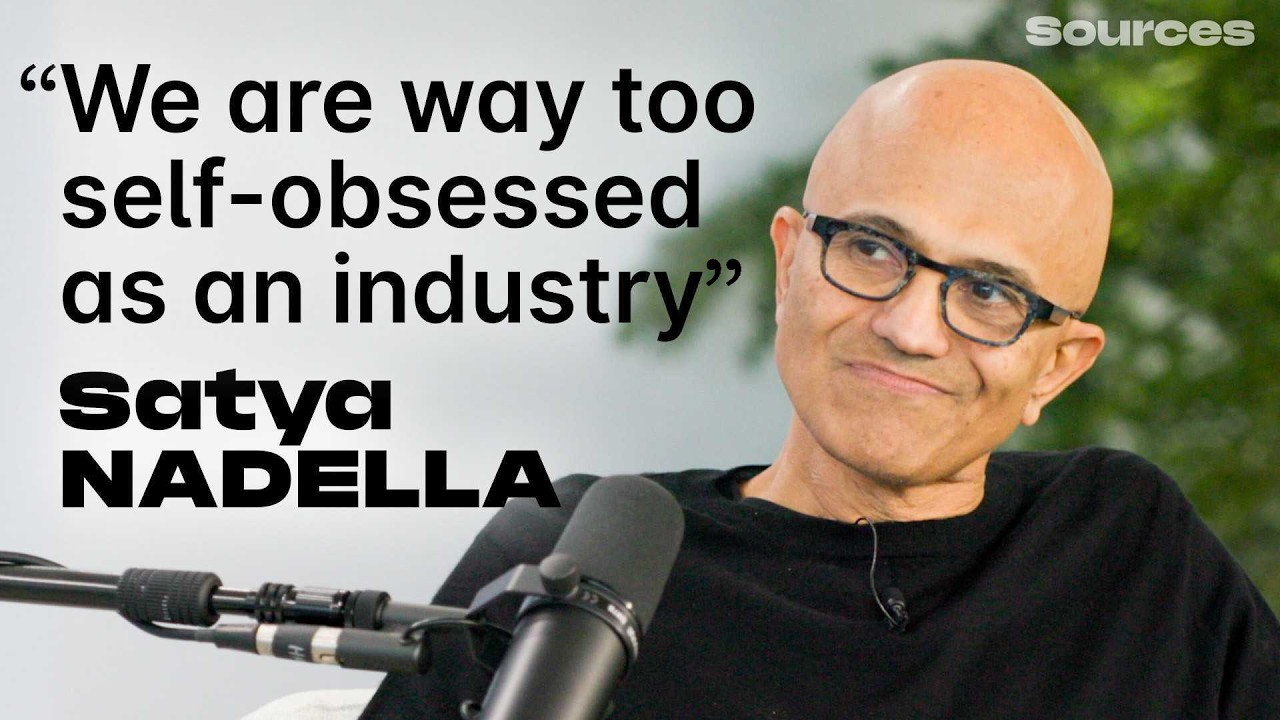Ảnh đại diện tập Sources Podcast phỏng vấn Satya Nadella