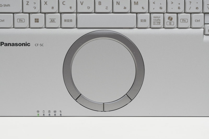 Bàn rê hình tròn wheel pad trên laptop Panasonic Let's Note SC7