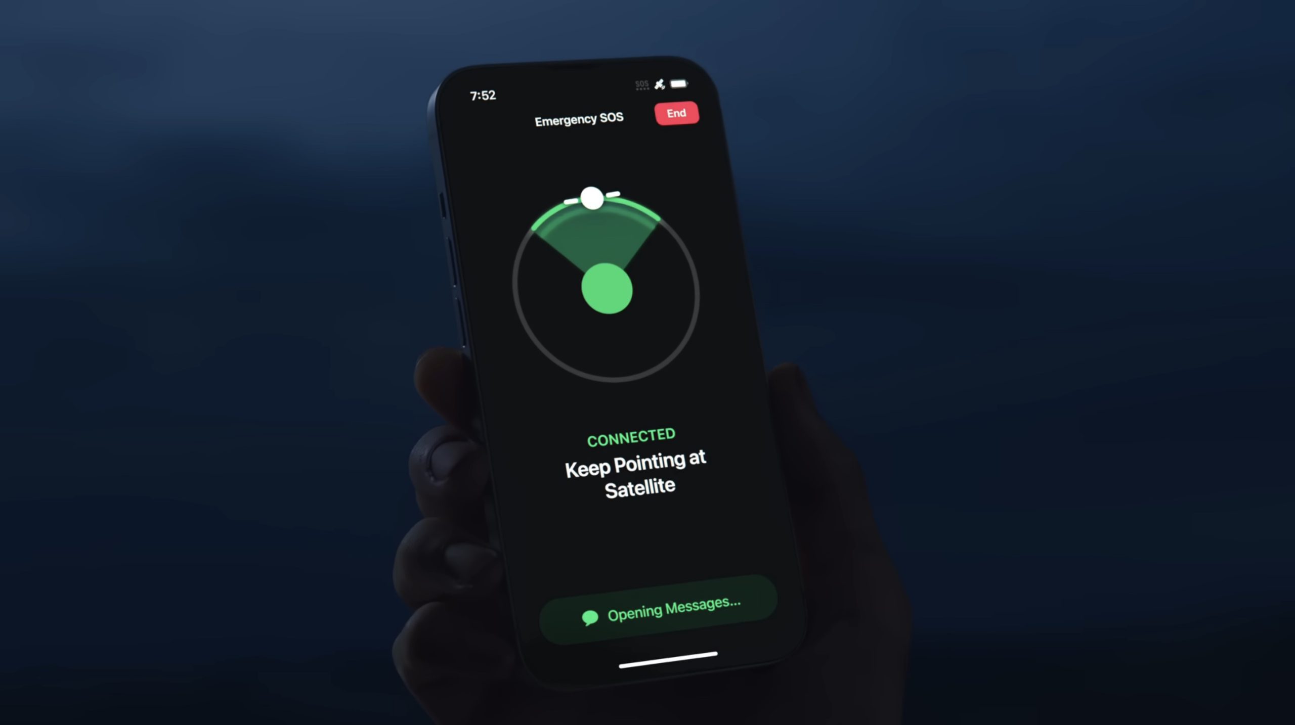 Tính năng Emergency SOS qua vệ tinh trên iPhone