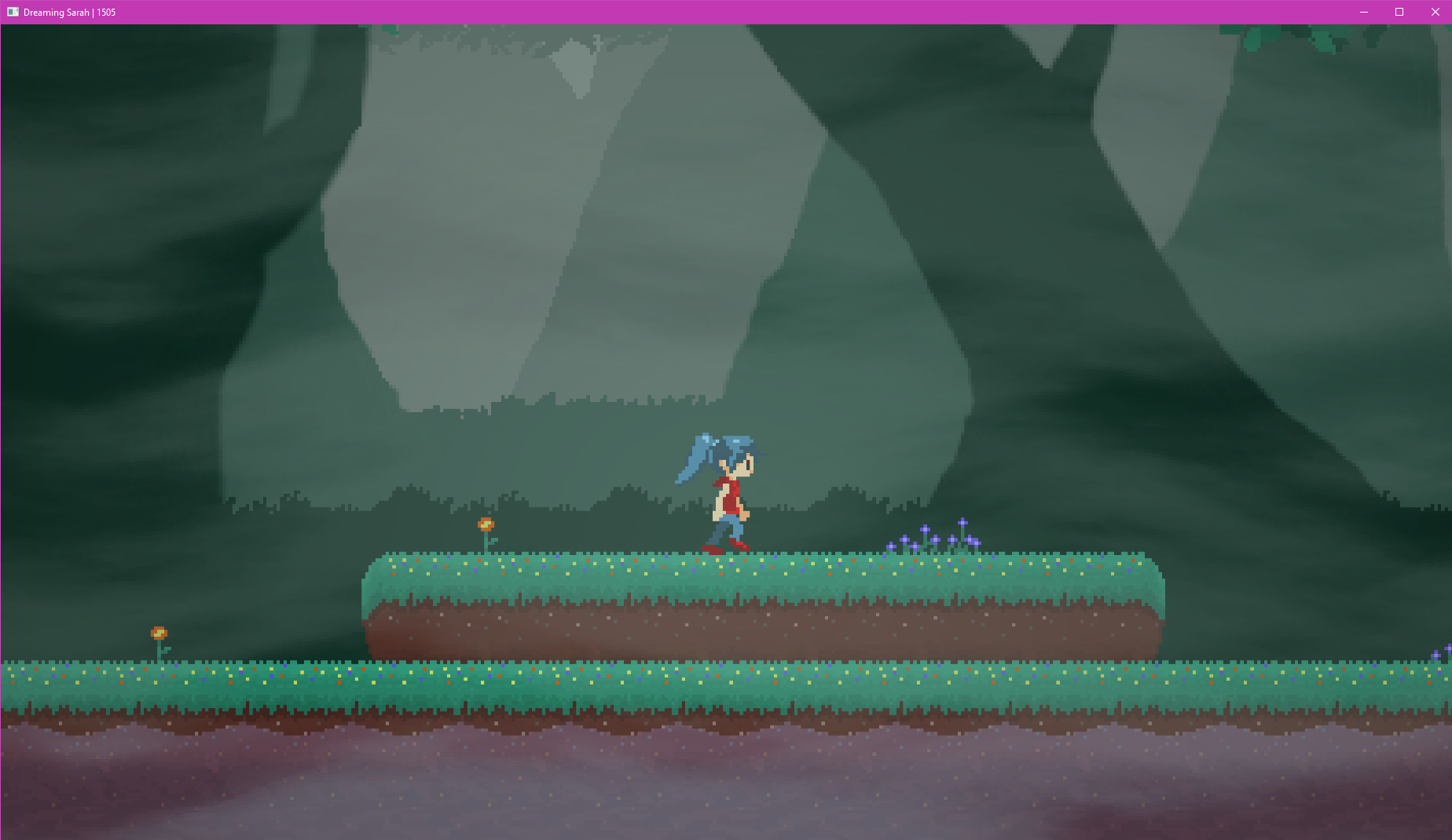 Cửa sổ chạy tựa game Dreaming Sarah trên máy tính thông qua công cụ AnyPS5