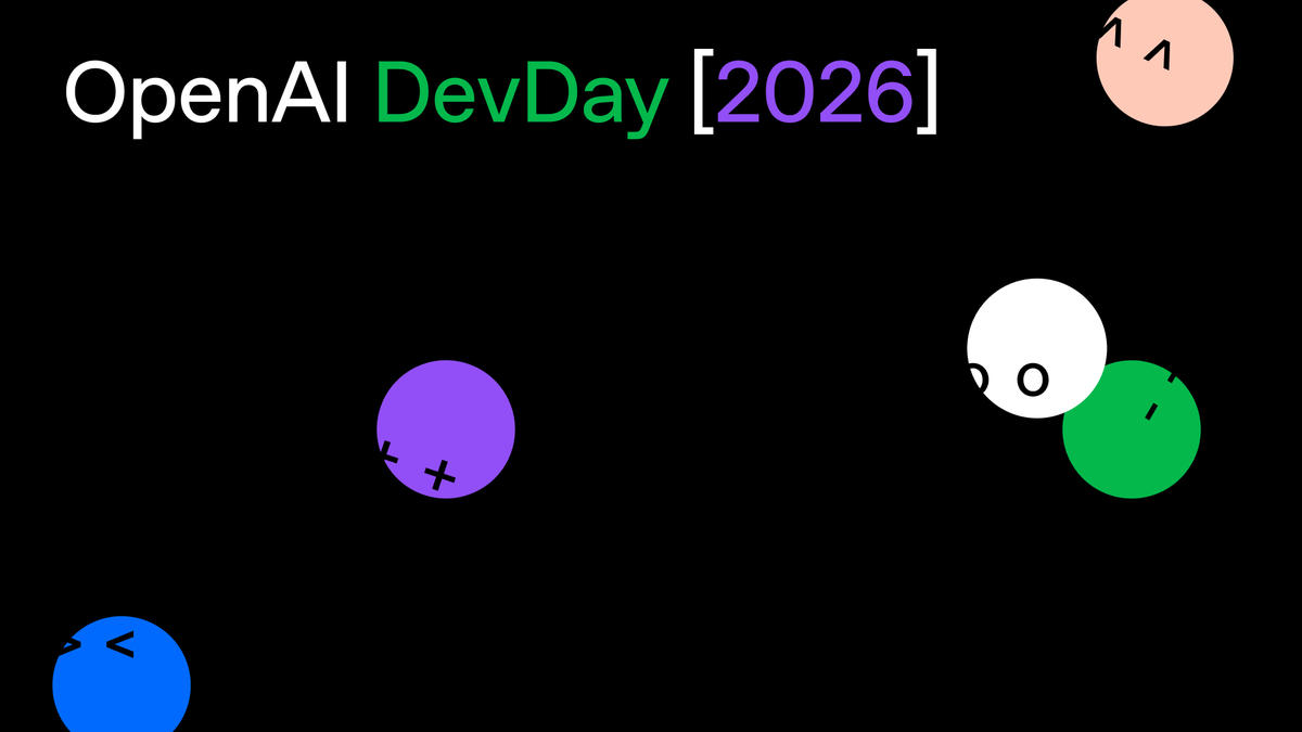 Hình ảnh quảng bá sự kiện OpenAI DevDay 2026
