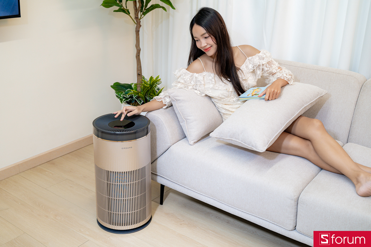 Dreame TP20 đặt trong không gian phòng khách