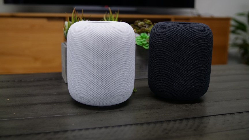 Loa Apple HomePod đặt trong không gian gia đình