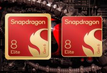 Đồ họa hai phiên bản Snapdragon 8 Elite Gen 6 và Gen 6 Extreme