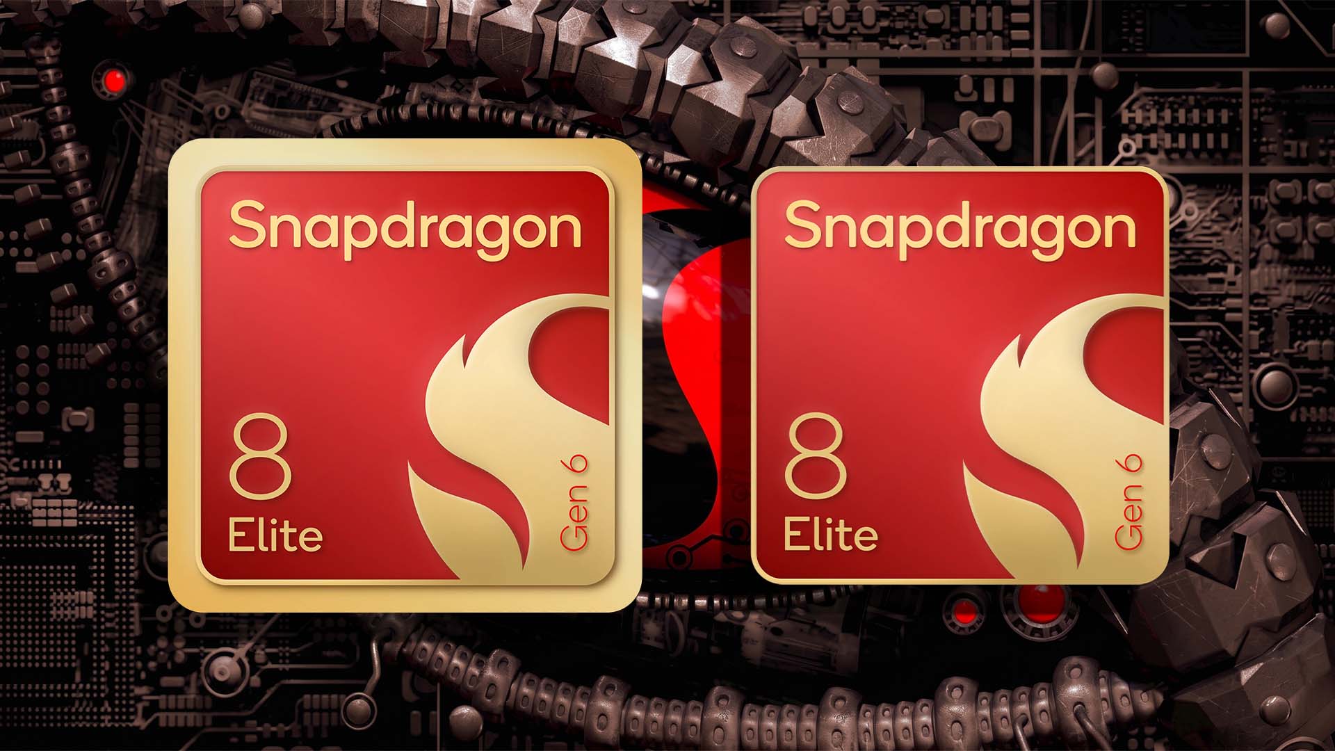 Đồ họa hai phiên bản Snapdragon 8 Elite Gen 6 và Gen 6 Extreme