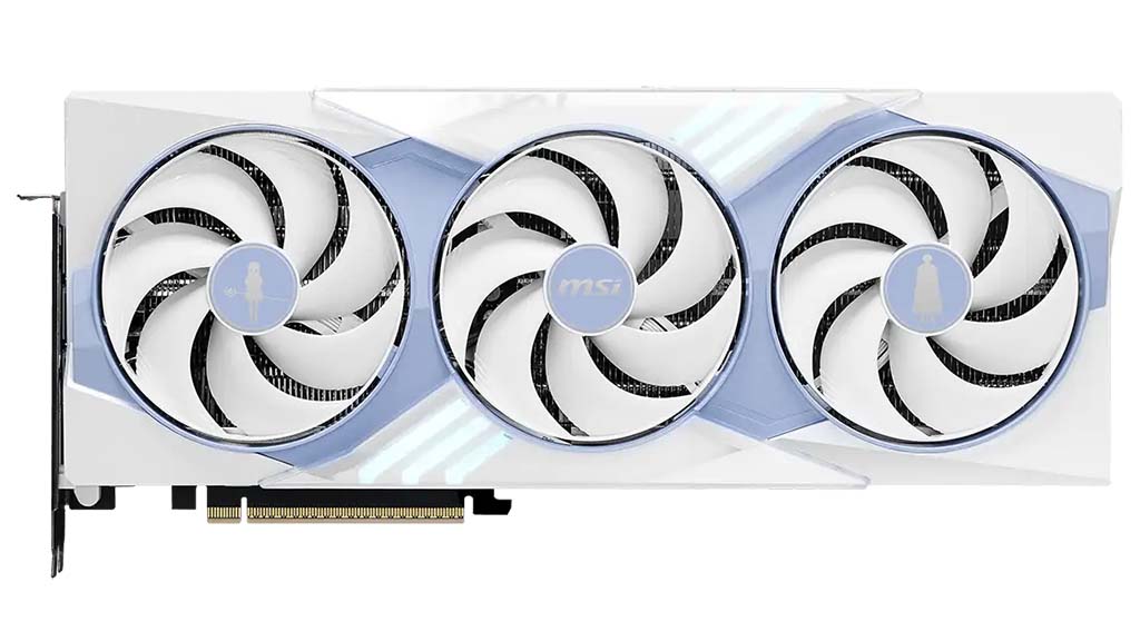 Mặt trước card MSI GeForce RTX 5070 Ti Frieren Edition OC