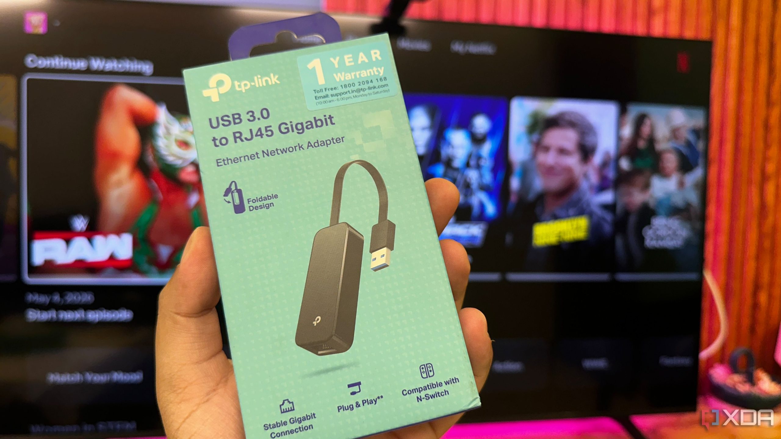 Bộ chuyển đổi USB sang cổng mạng LAN RJ45 cắm vào TV