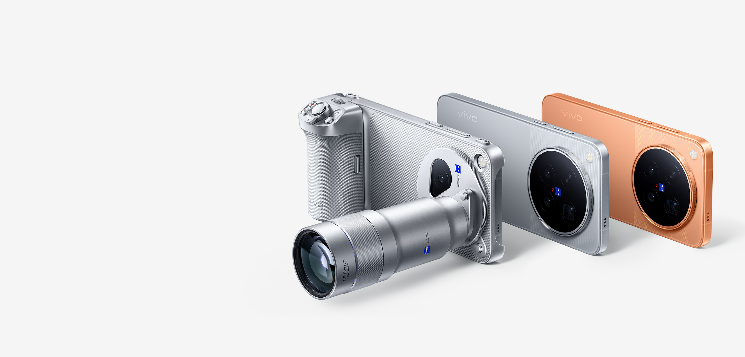 Điện thoại vivo X500 Pro series cùng phụ kiện camera tele