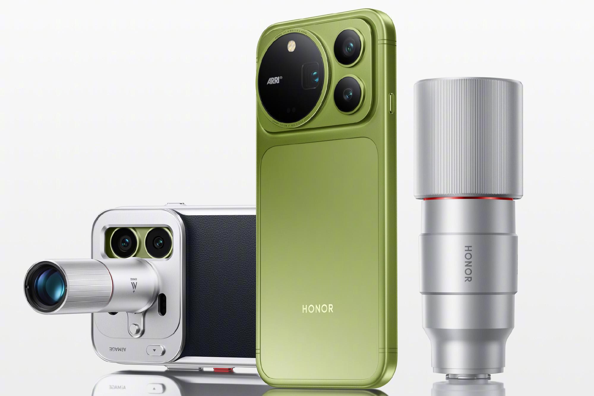 Honor Magic 9 Pro Max và phụ kiện ống kính teleconverter