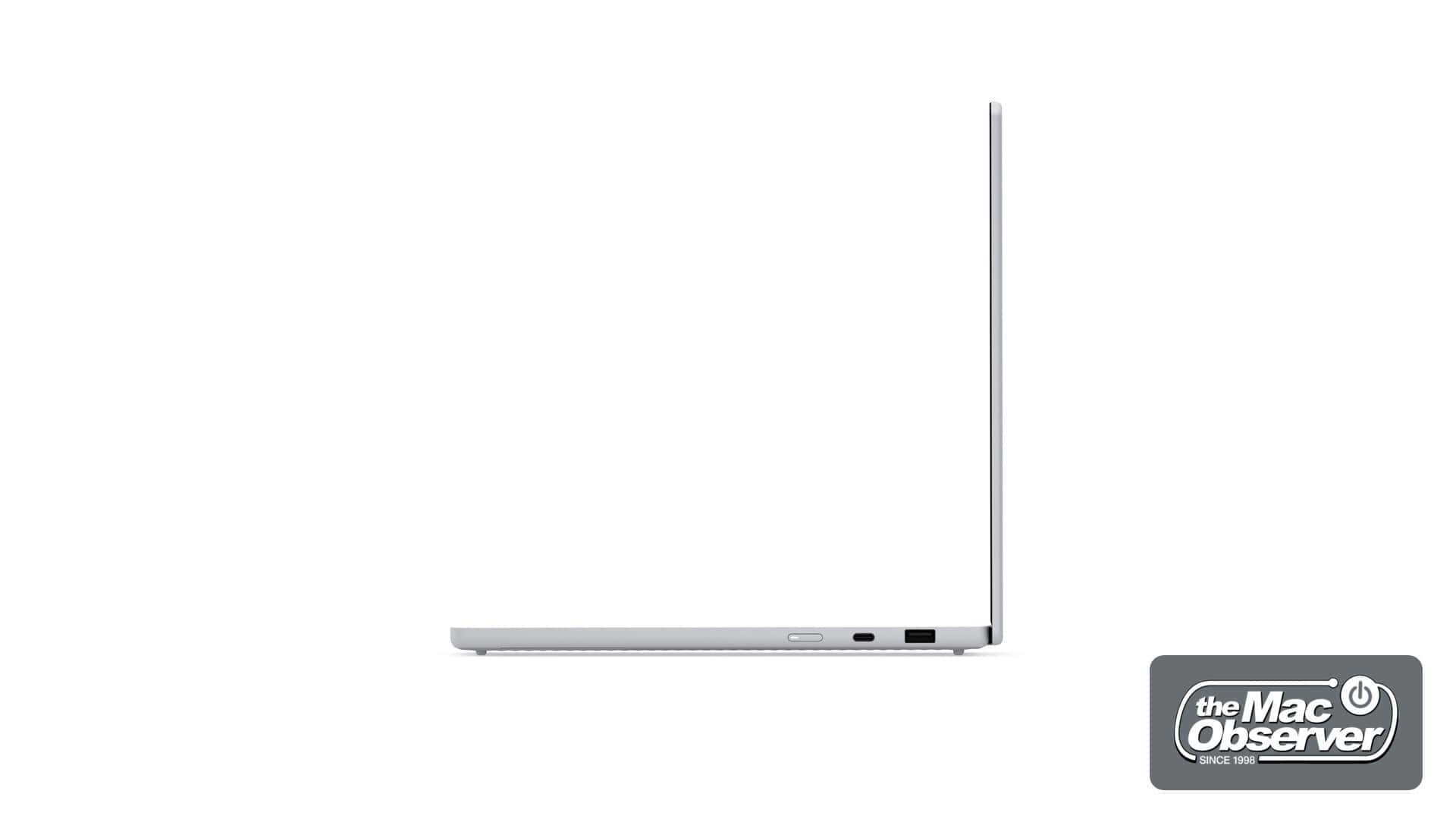 Các cổng kết nối cạnh trái của Lenovo Googlebook 15