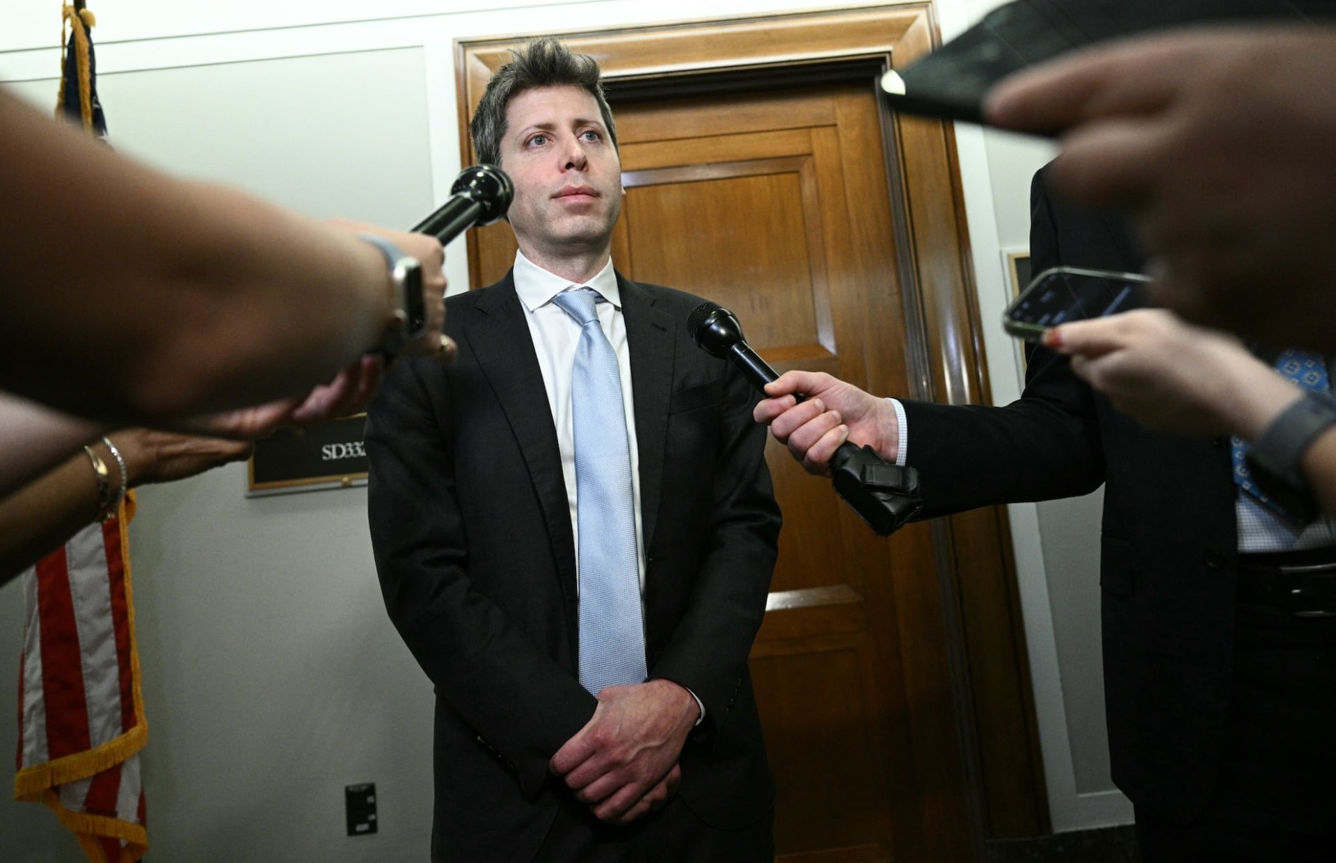 CEO OpenAI Sam Altman phát biểu tại sự kiện công nghệ