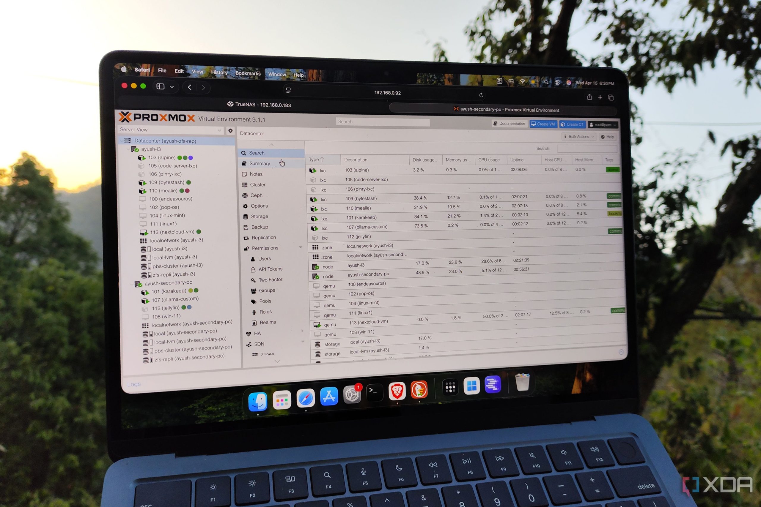 Mô hình cụm máy chủ Proxmox cluster đa phần cứng