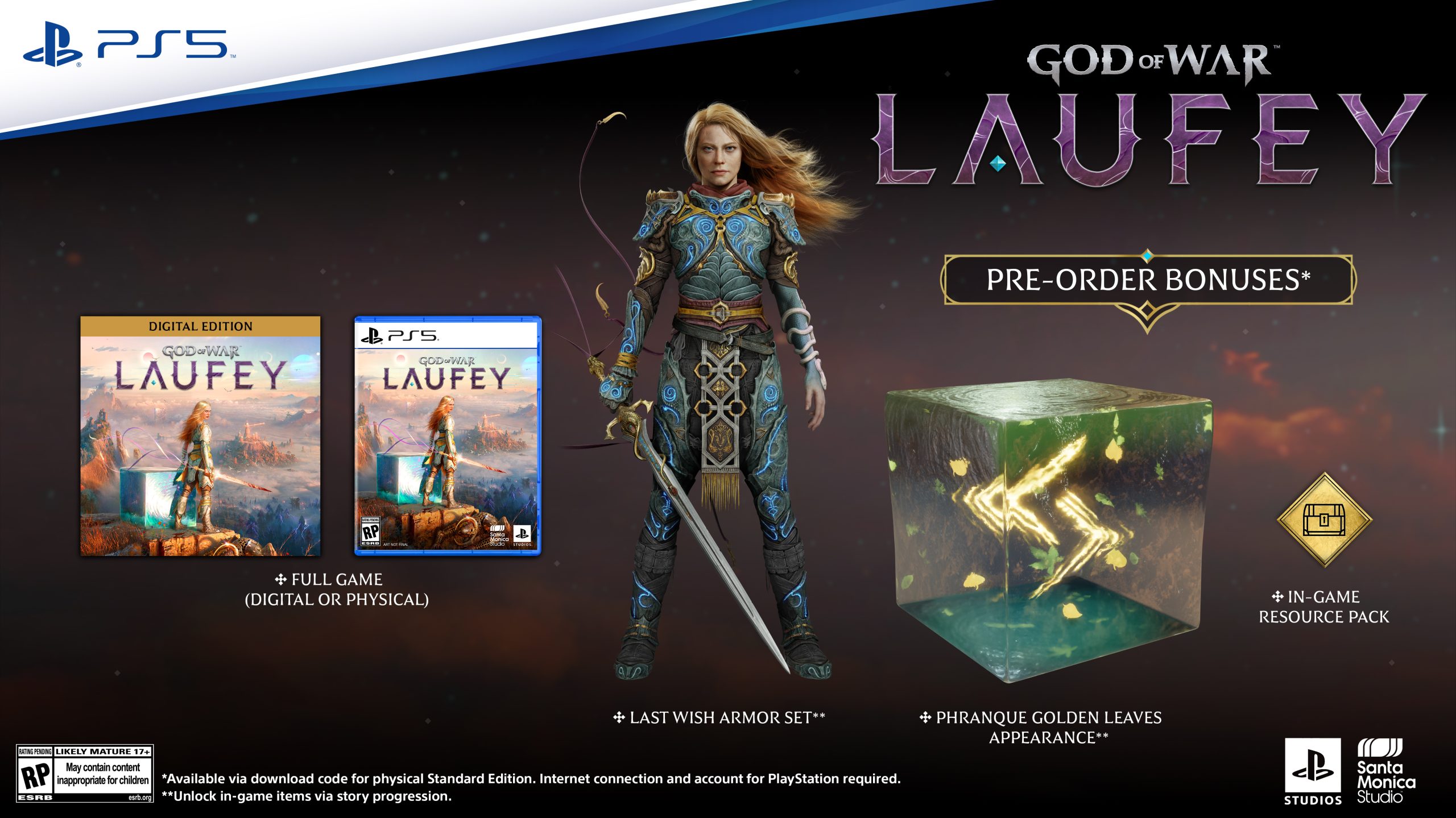 Faye và Kratos trong God of War Laufey