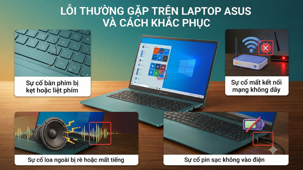 Kiểm tra linh kiện laptop ASUS