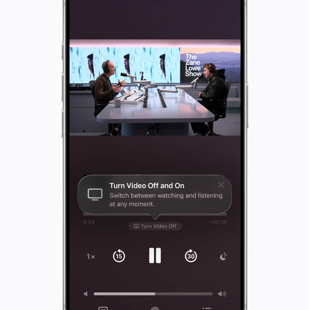 The Zane Lowe Show trên Apple Podcasts với tùy chọn bật tắt video