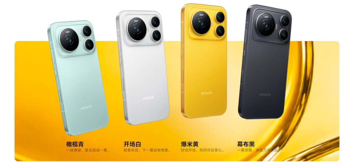 Các tùy chọn màu sắc của Honor Magic 9 tiêu chuẩn
