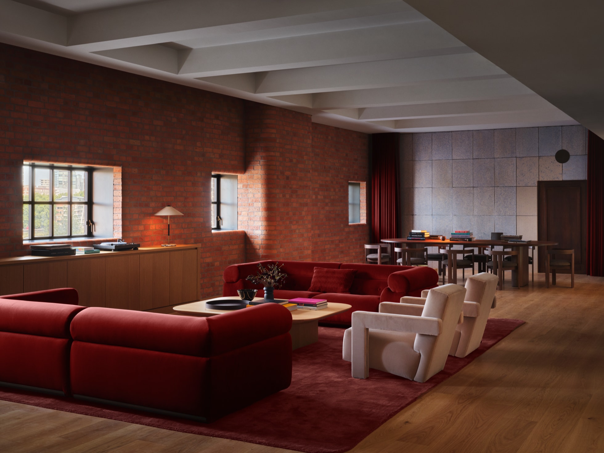 Phòng chờ VIP thuộc cụm studio Apple Music Radio mới ở London.